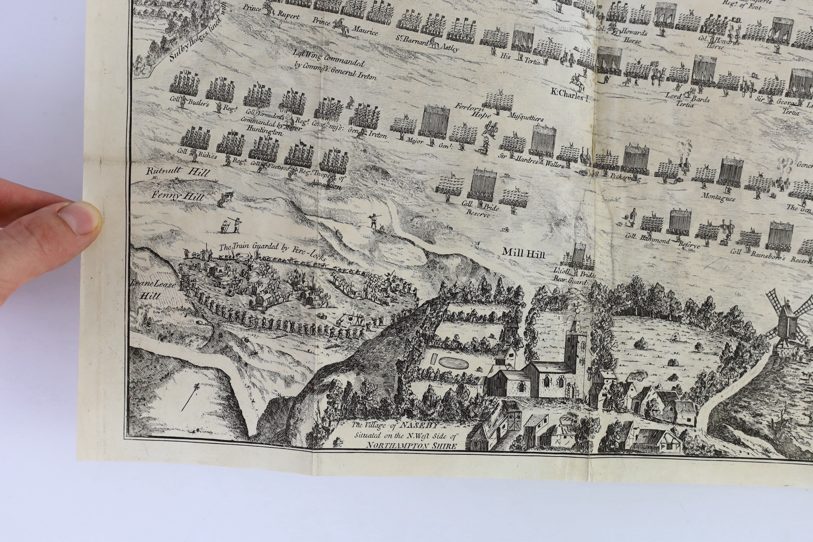 NORTHANTS: Mastin, Rev. John - The History and Antiquities of Naseby, in the County of Northampton. folded pictorial plan, subscribers list, half title; rebound calf-backed marbled boards